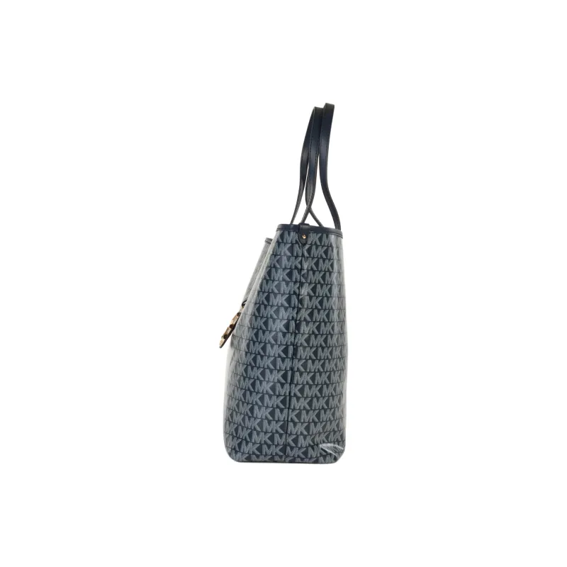 MICHAEL KORS Cotton Tote Bag, Shopping Bag, Shoulder Bag, Handbag Regular Women's Blue-3