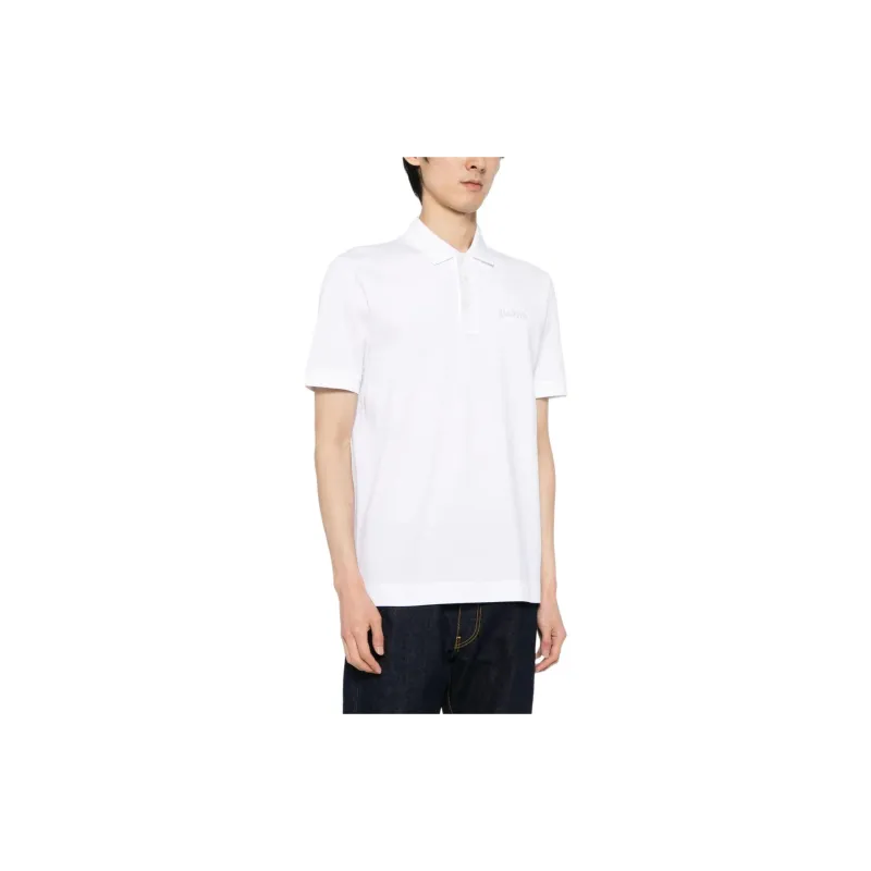 HUGO BOSS Logo Embroidered Short Sleeved Polo Shirt-3