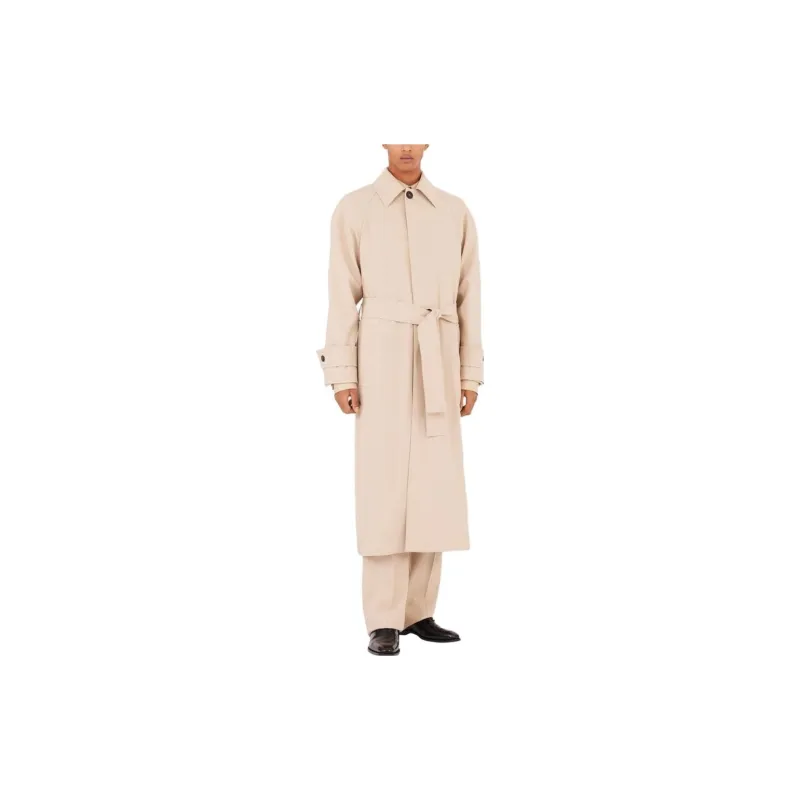 Ferragamo Trench Coats Men Beige-1