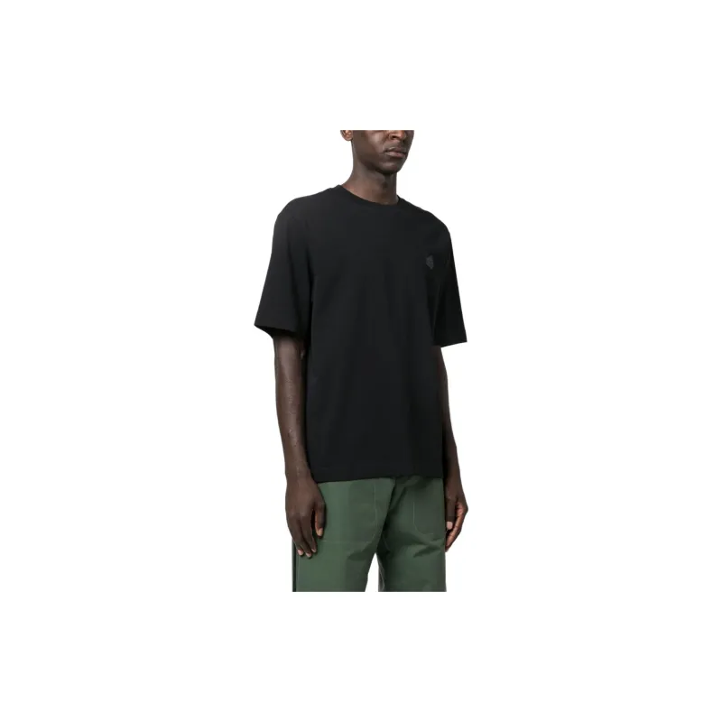 Maison Kitsune Fox Head Patch Crewneck T Shirt-3
