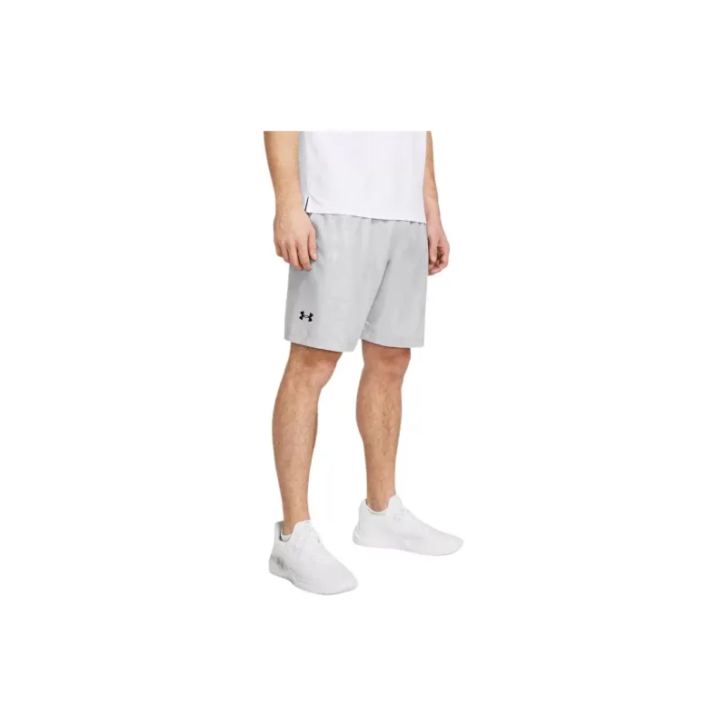Under Armour Woven Emboss Casual Shorts Men's Modern Gray-2