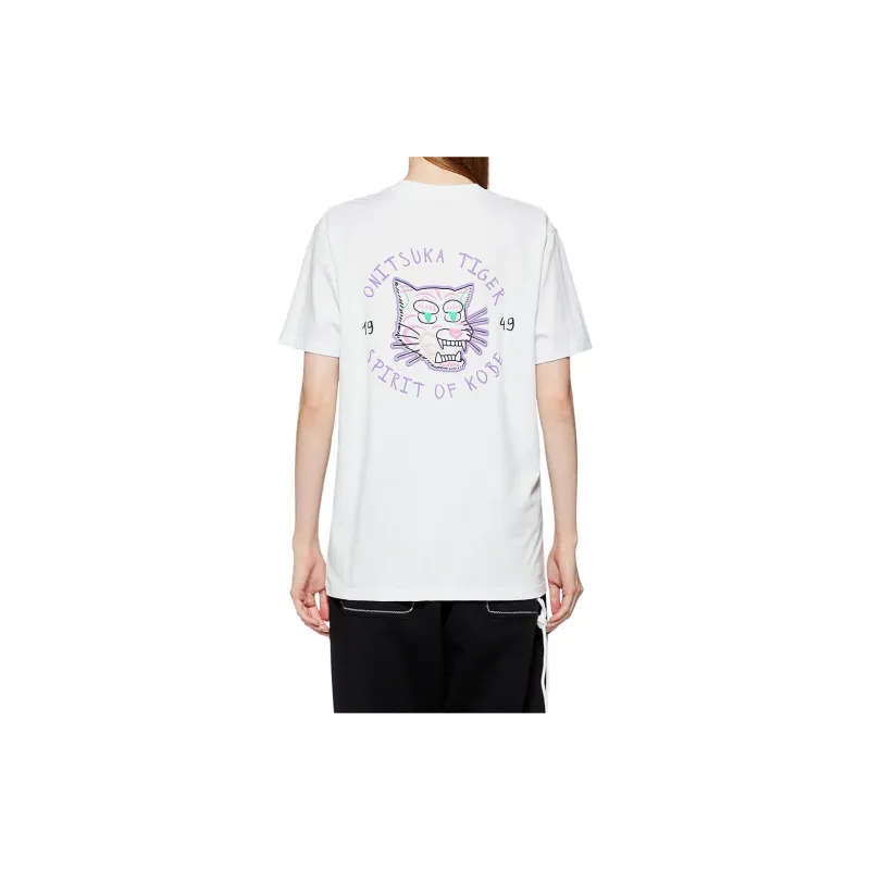 Onitsuka Tiger T Shirt Unisex White-2