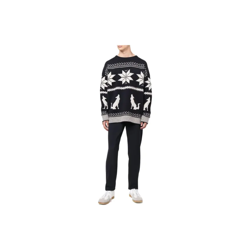 ETRO Patterned jacquard Knitted Jumper-1