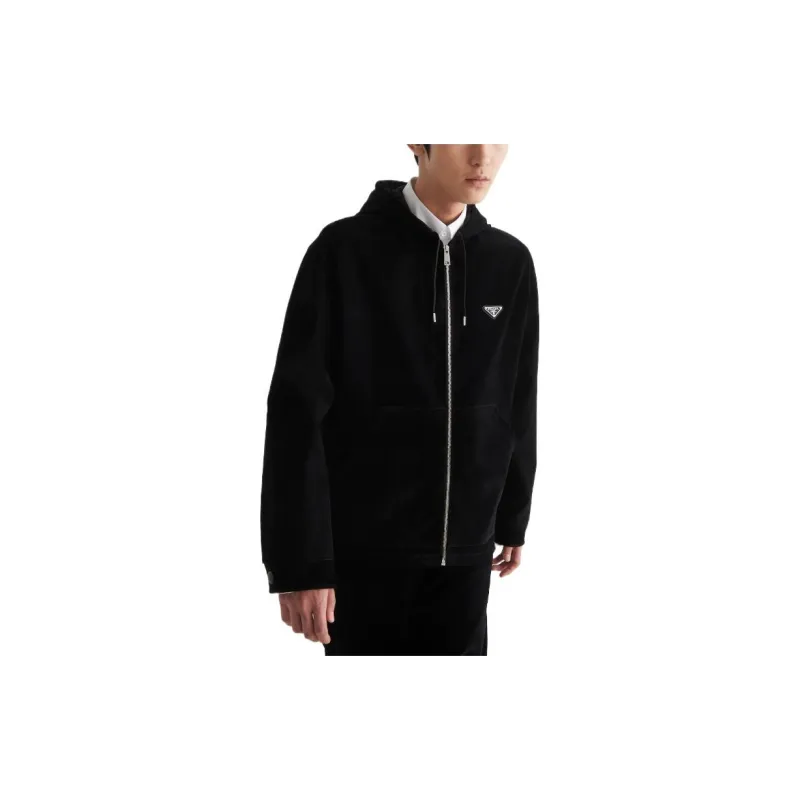 PRADA SS23 New Year Collection Jackets Coats Men's Black-3