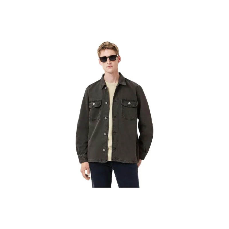 LACOSTE Denim Jacket Men's Black-1