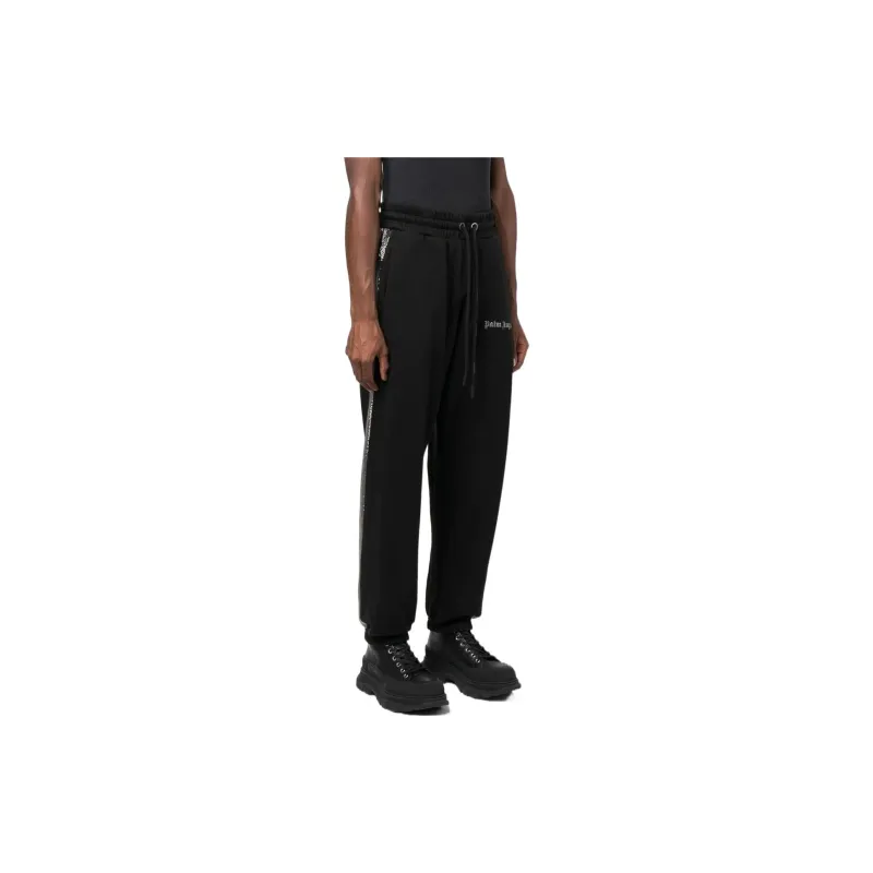 PALM ANGELS Logo Printed Drawstring Track Pants-2