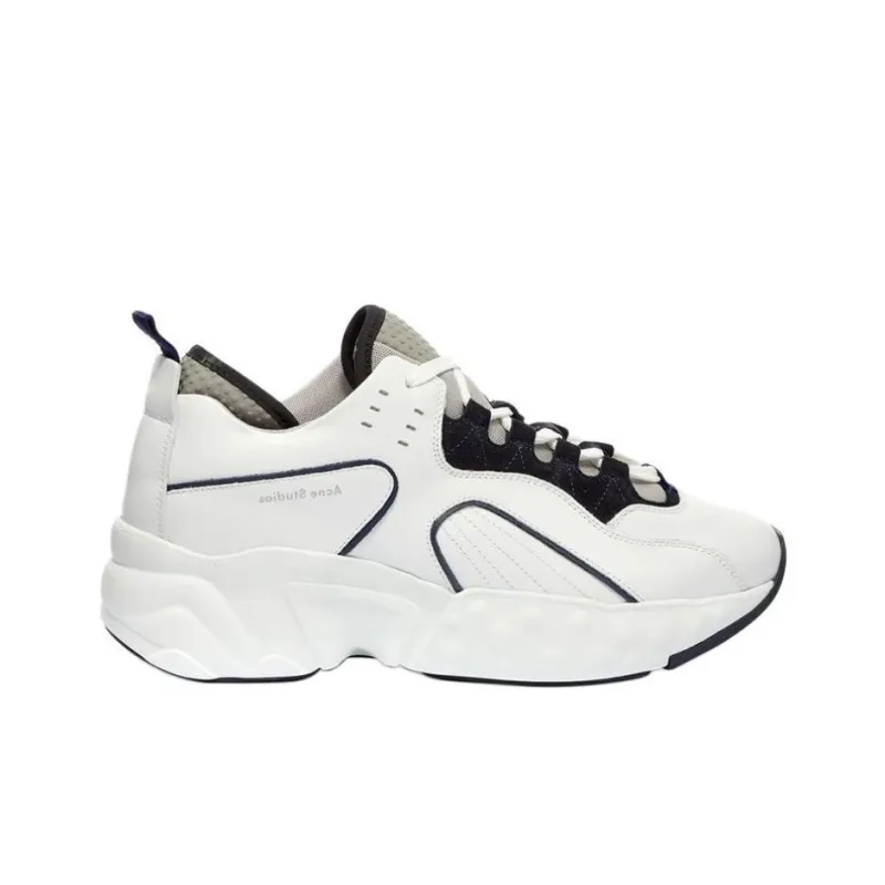 Acne Studios Rockaway Low Top Casual Shoes Men's White-1