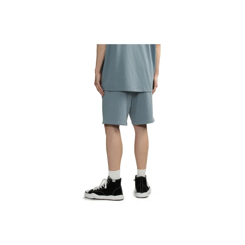 MUSIUM DIV Van Gogh appliqué Cotton Track Shorts-9