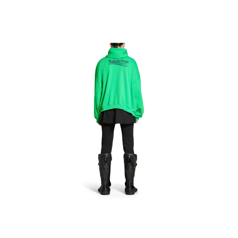 Balenciaga FW23 Sweatshirt Loose Fit Unisex Green-2