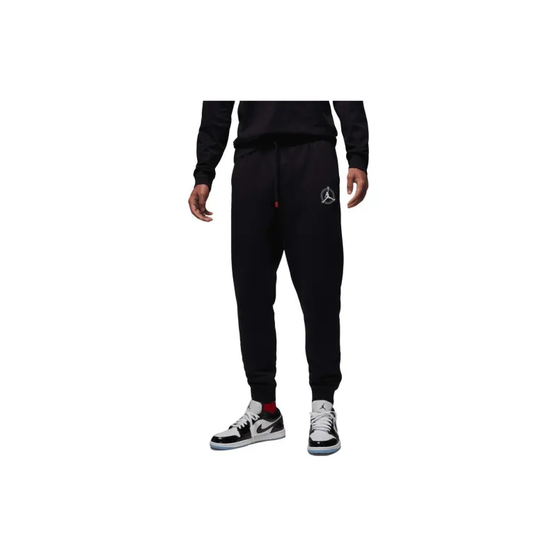 Jordan PSG Hbr Knitted Sports Pants Men's Black-3