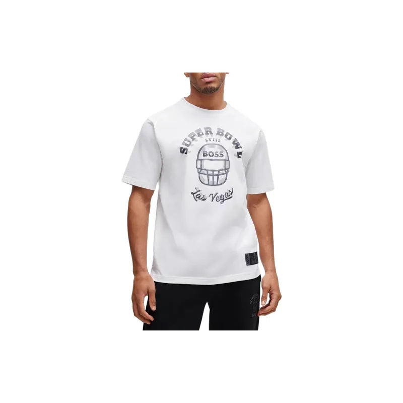HUGO BOSS X Nfl Graphic print Cotton T shirt-1