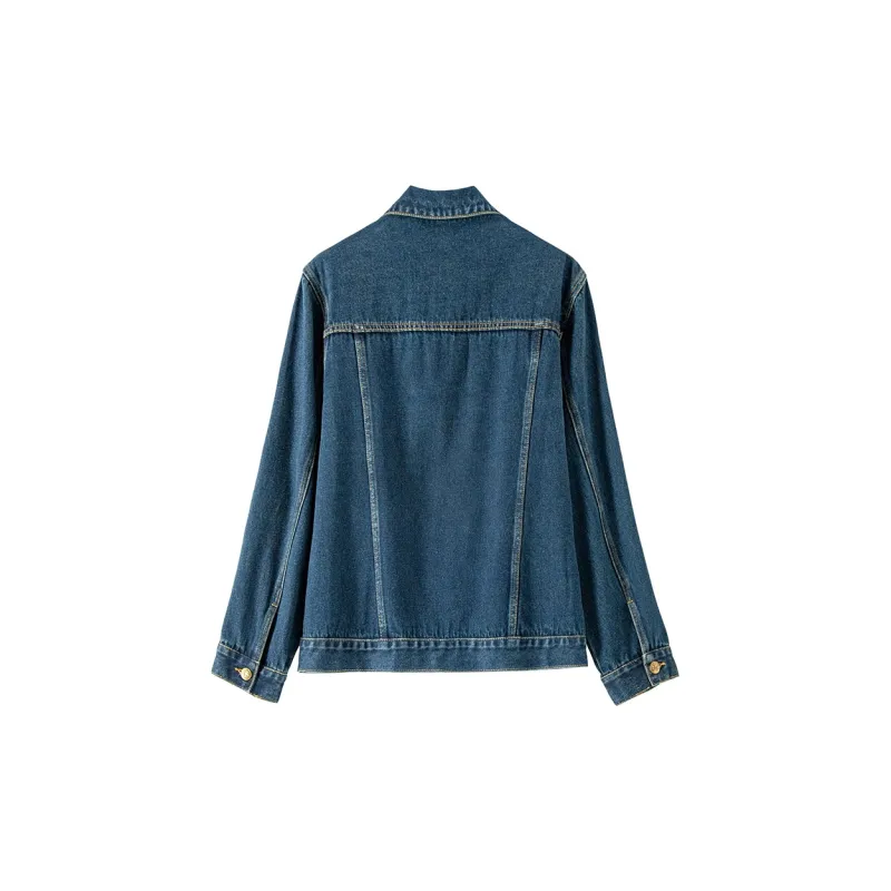 BANANA CICI Denim Jacket Women's Blue-1