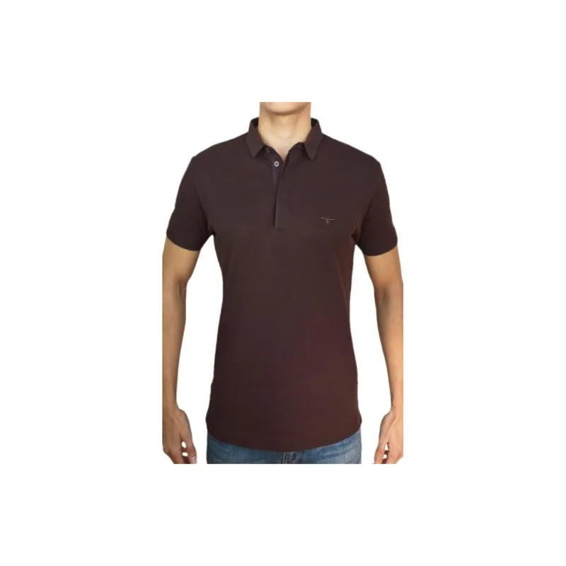 DIOR Polo Shirts Men Burgundy-1