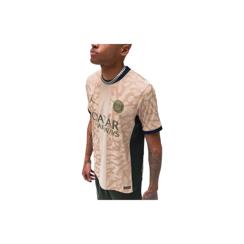 Jordan Paris Saint Germain 2023/24 Match Fourth Men's Jordan Dri FIT Adv Soccer Authentic Jersey-3