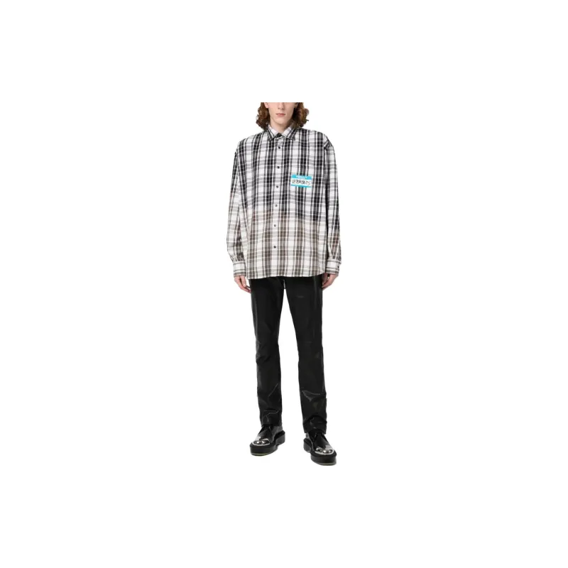 Vetements My Name Is Checked Shirt-2