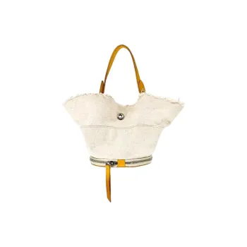 MUYSO Canvas Hats & Caps Handbag Shoulder Bag Women's White