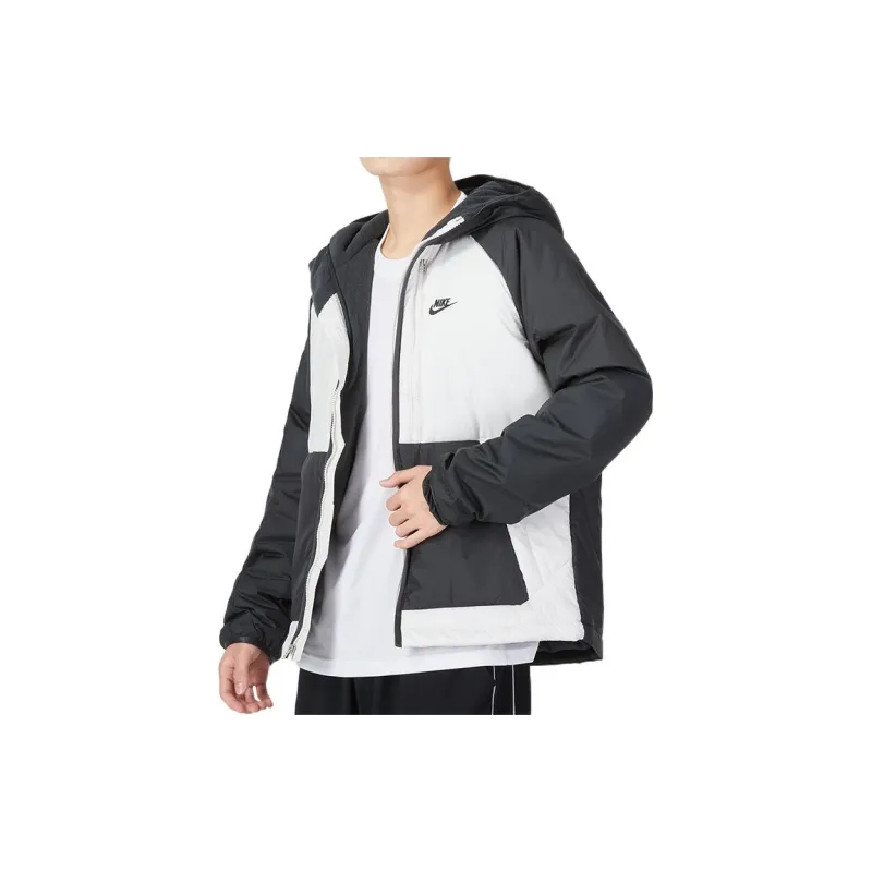 Nike Puffer Jackets Men Black Gray Color-3