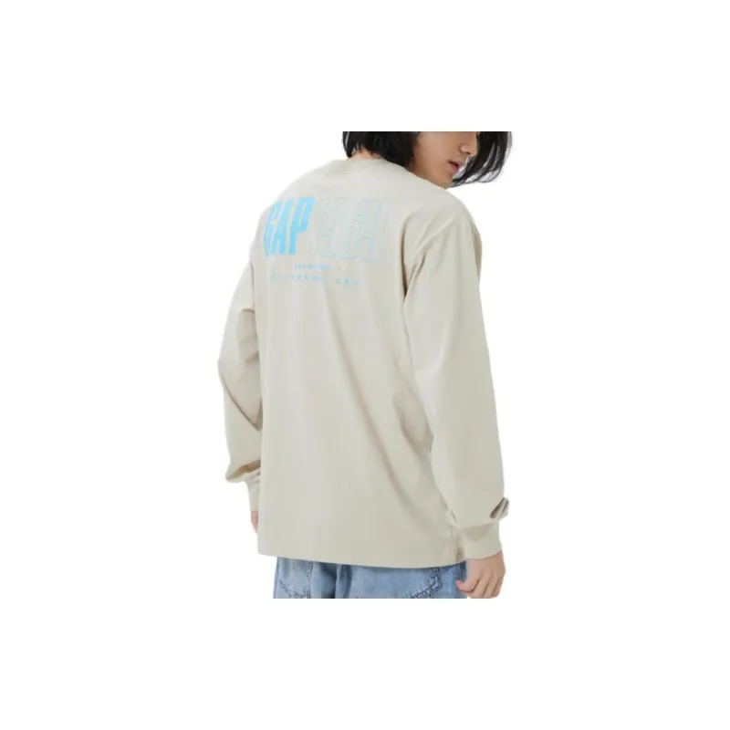 GAP SS23 T-Shirts Unisex Light Khaki-4
