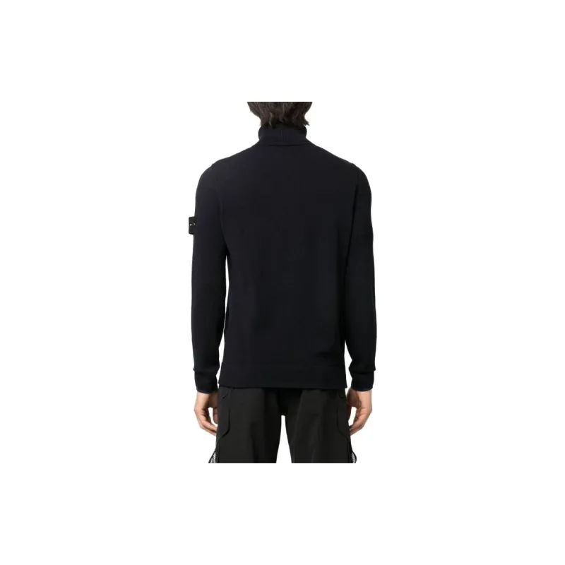 STONE ISLAND Compass Patch Turtleneck Jumper-2