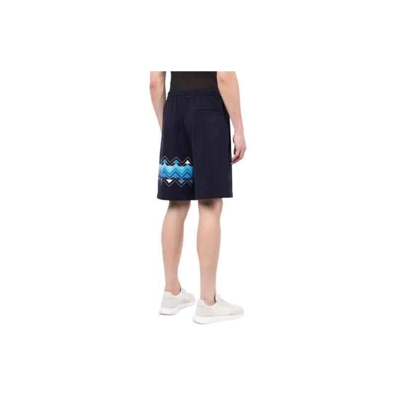 MISSONI Zig-zag Print Drawstring Shorts-3