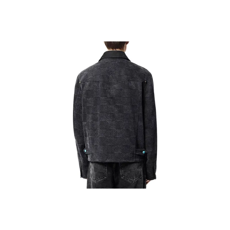 LOUIS VUITTON Damier Workwear Cotton Blouson-3
