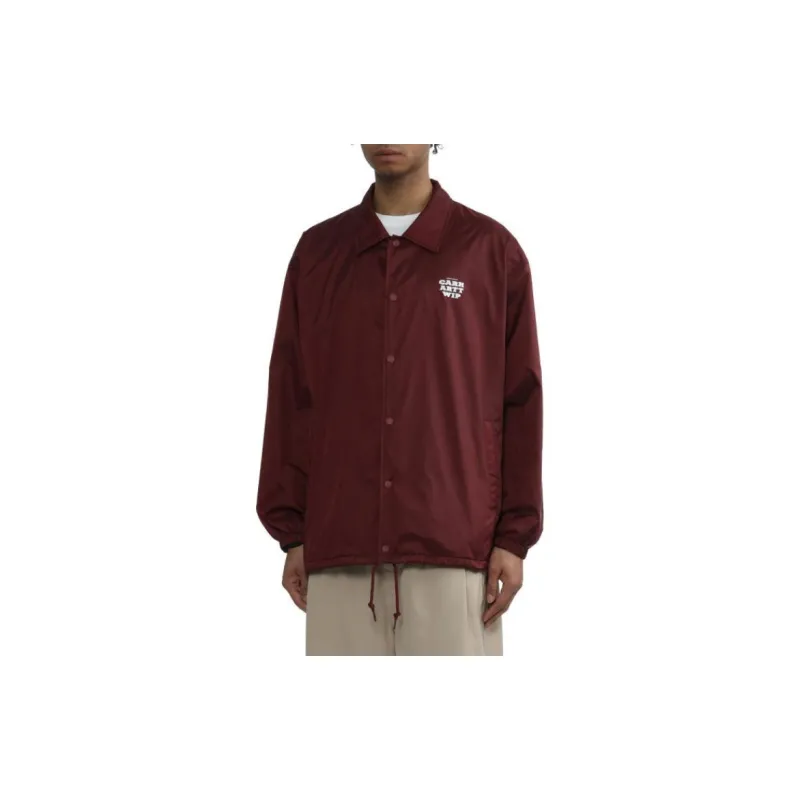 Carhartt WIP SS24 Jackets Coats Unisex Burgundy-2