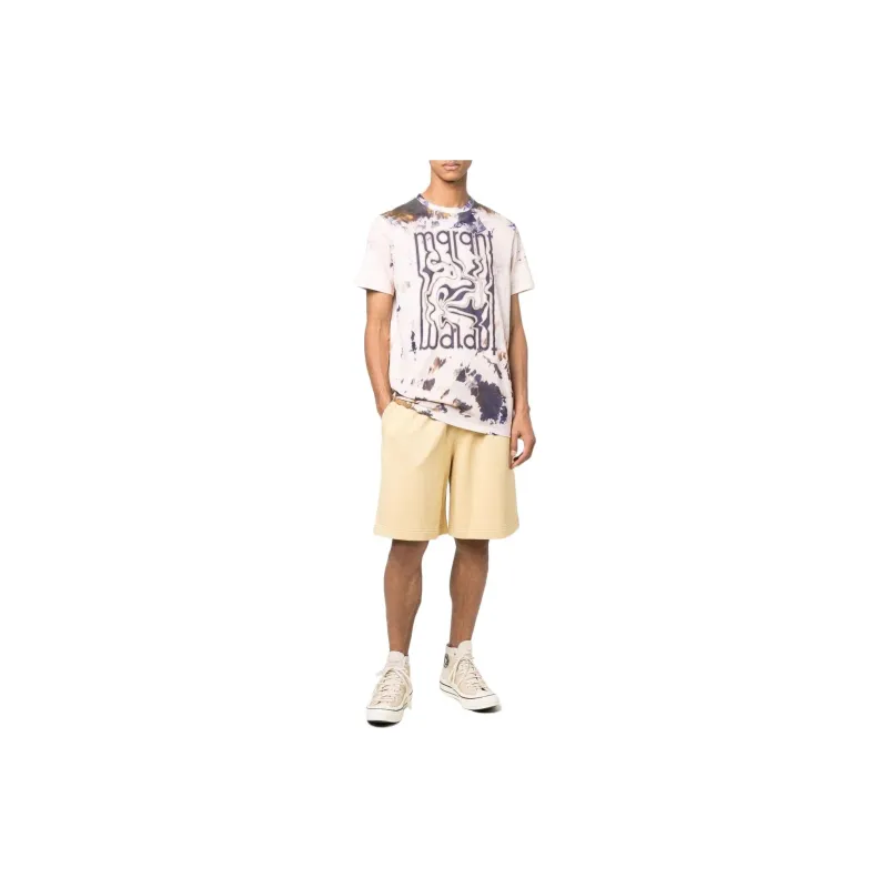ISABEL MARANT Logo Embroidered Bermuda Shorts-1