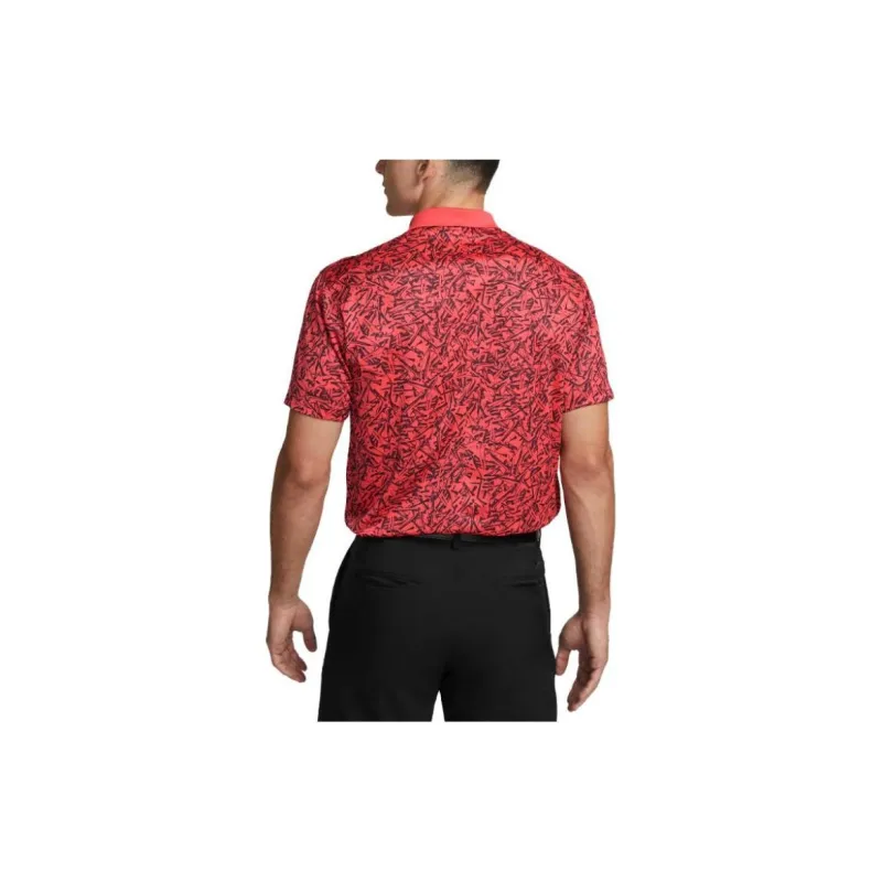Nike Polo Shirts Men Gym Red-4