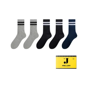 JIAZINI Mid-Calf Socks Women's 5 Pack