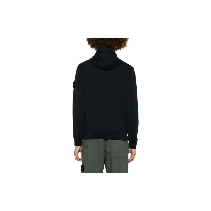 STONE ISLAND Logo Patch Drawstring Hoodie-2