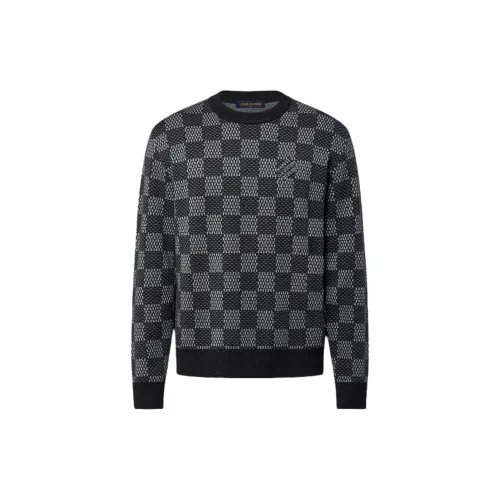 LOUIS VUITTON Sweater Men Washed Black