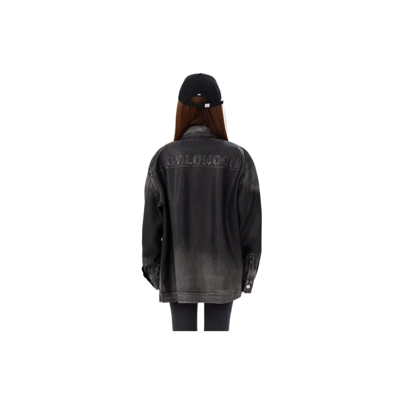 Boy London Leather Jacket Unisex Gray-2