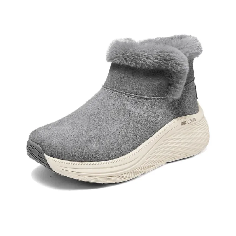 Skechers Max Cushioning Ankle Boots Women's Gray-2