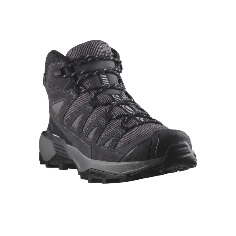 SALOMON X ULTRA 360 Anti Slip Wear Resistant Mid Top Hiking Shoes Women's Black Gray Color-2