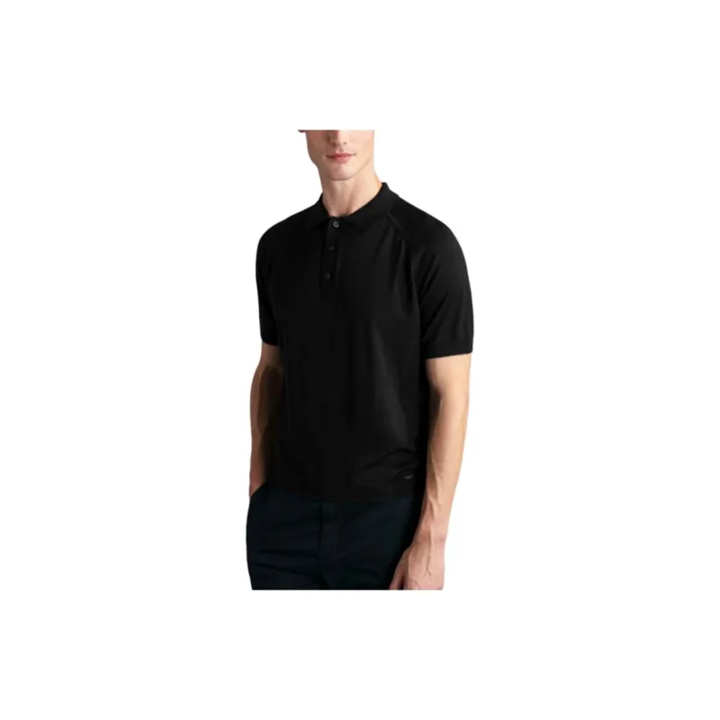 Paul & Shark Yachting Polo Shirt Men's Black-2