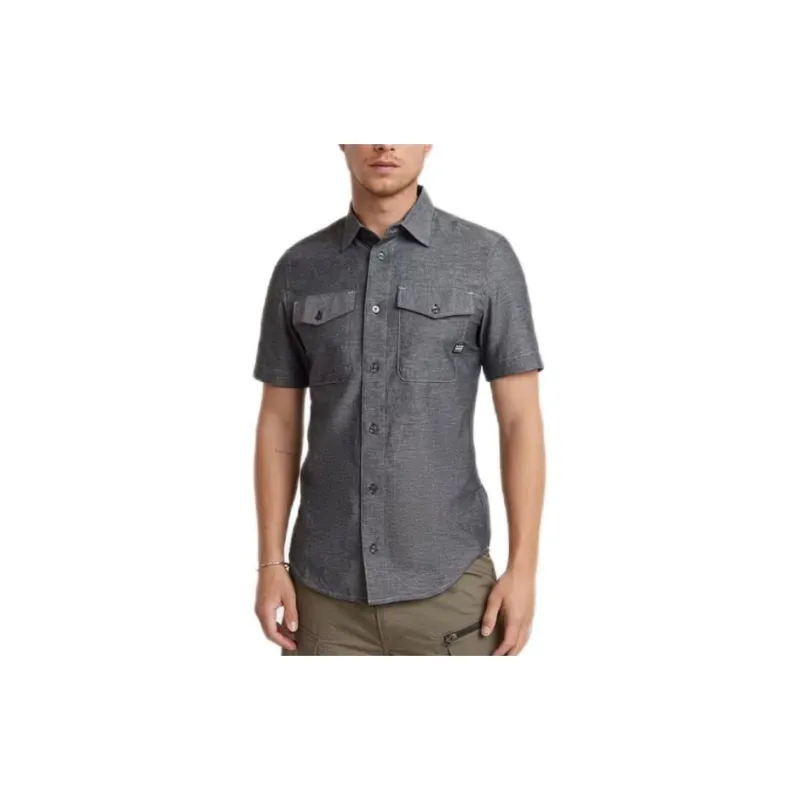 G STAR RAW Shirts Men Gray-1