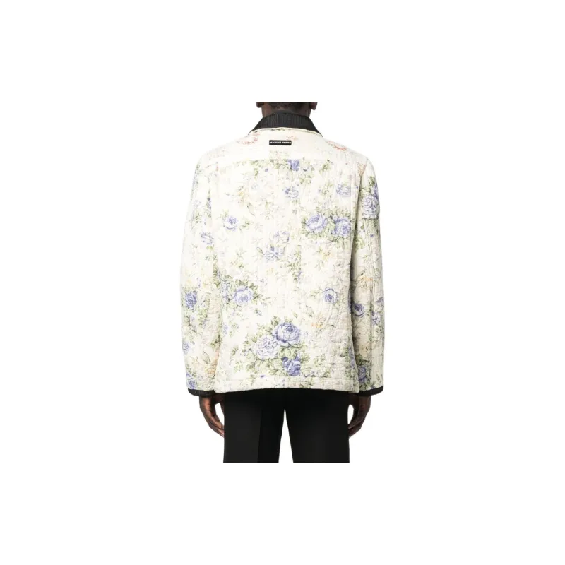 Marine Serre Boutis Floral print Quilted Jacket-2