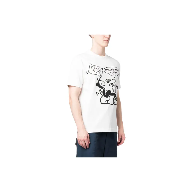 KENZO Boke Boy Travels Crewneck T Shirt-3