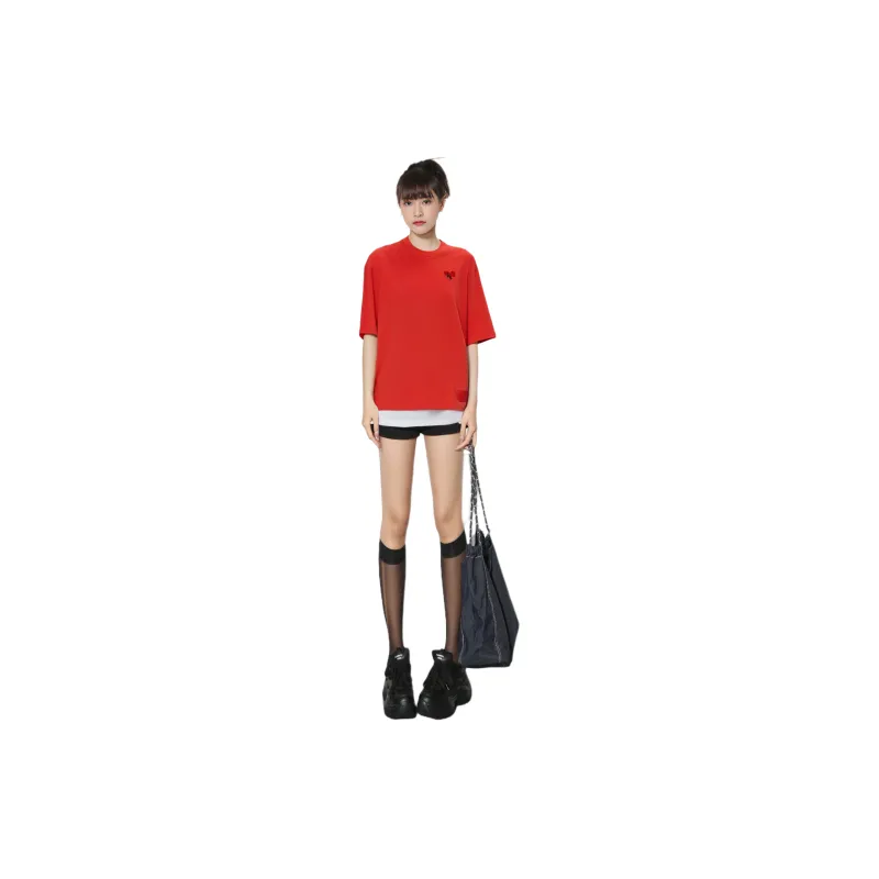 CALVIN KLEIN T Shirt Unisex Red-4