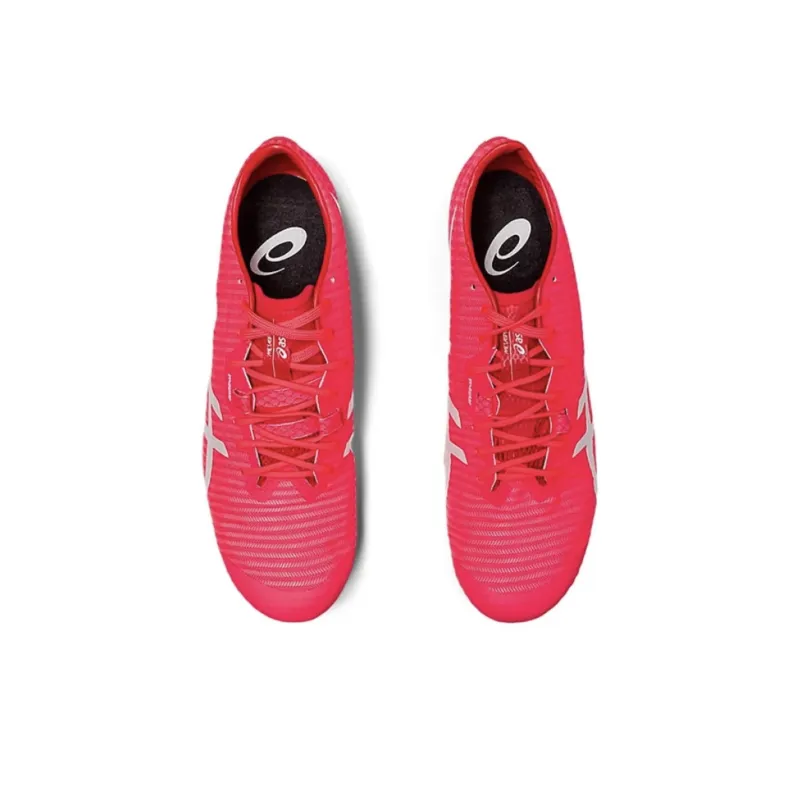 Asics Metasprint Slip Resistant Low Top Carbon Plate Running Shoes Men's Red-1