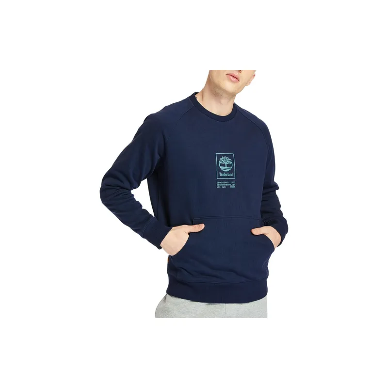 Timberland Sweatshirts Men Dark Blue-2