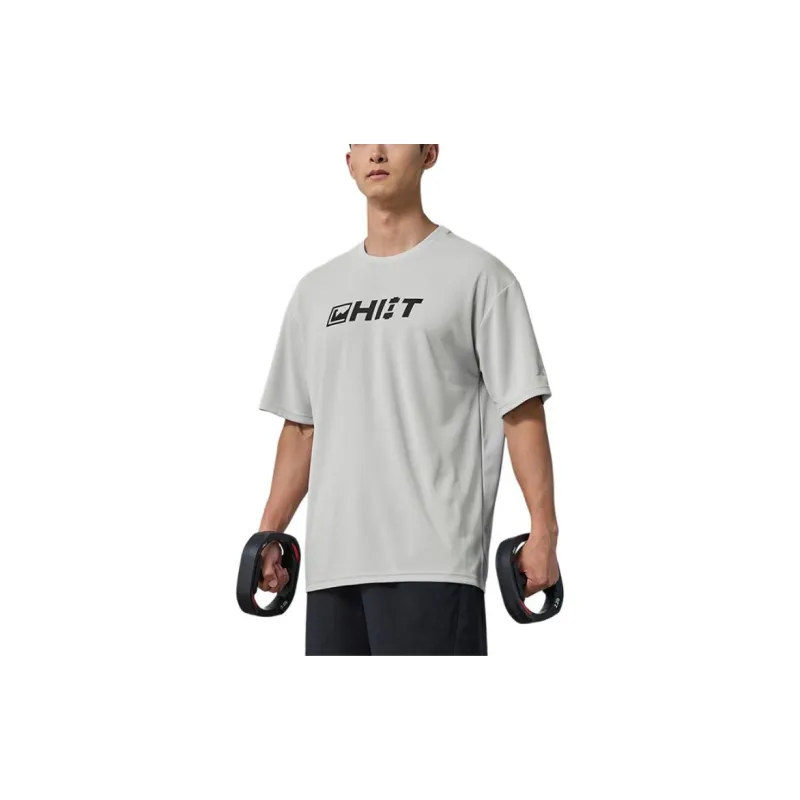 XTEP T Shirt Men's Cloud Peak Gray-2