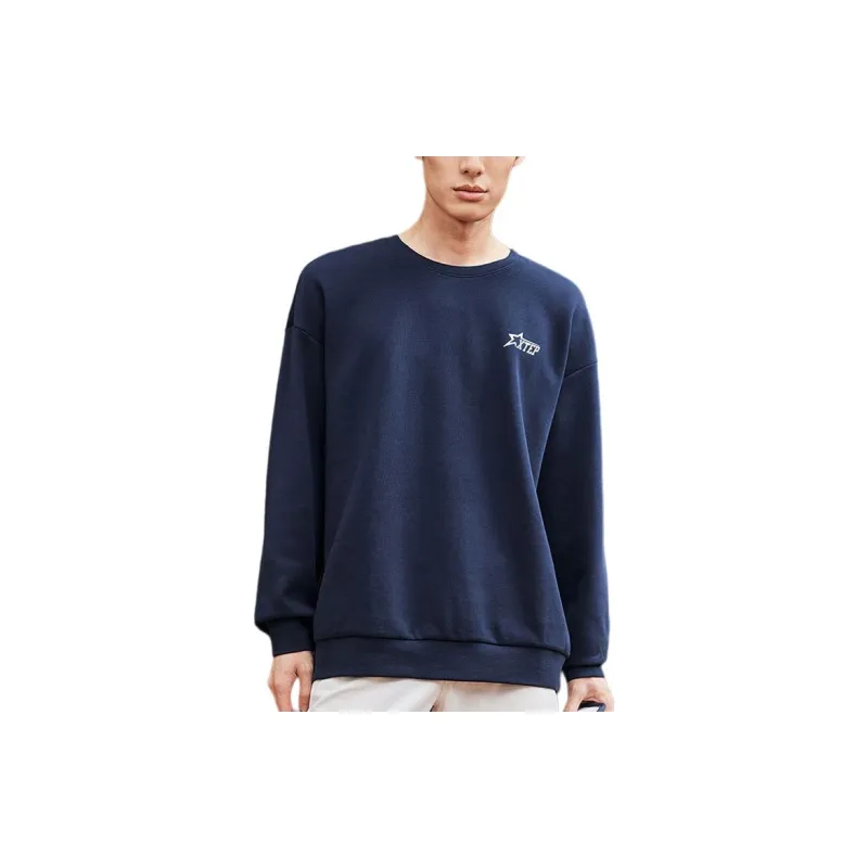 XTEP Sweatshirt Unisex Observing The Cosmos Blue-1