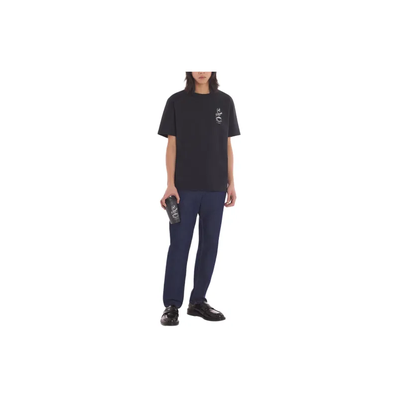 Maison Kitsune SS24 T Shirt Unisex Black-2