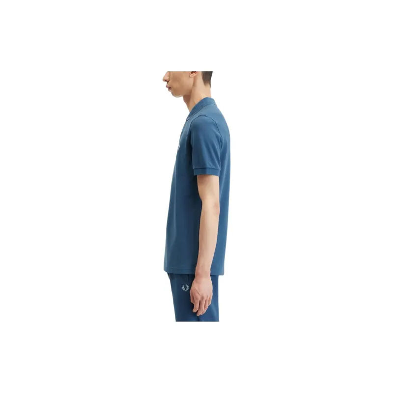 FRED PERRY SS24 Polo Shirt Men's Lake Blue-4