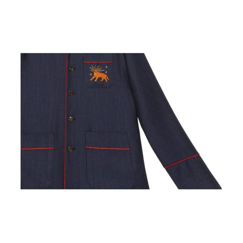 GUCCI Fine Dots Feline Jacket-5