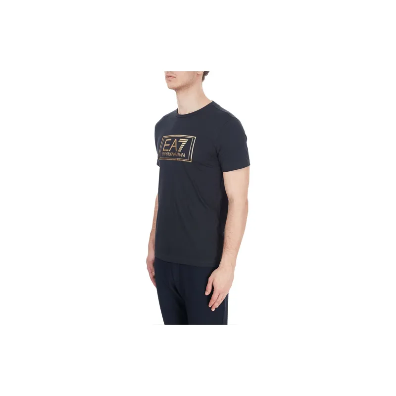 EMPORIO ARMANI T Shirts Men Night Blue-4