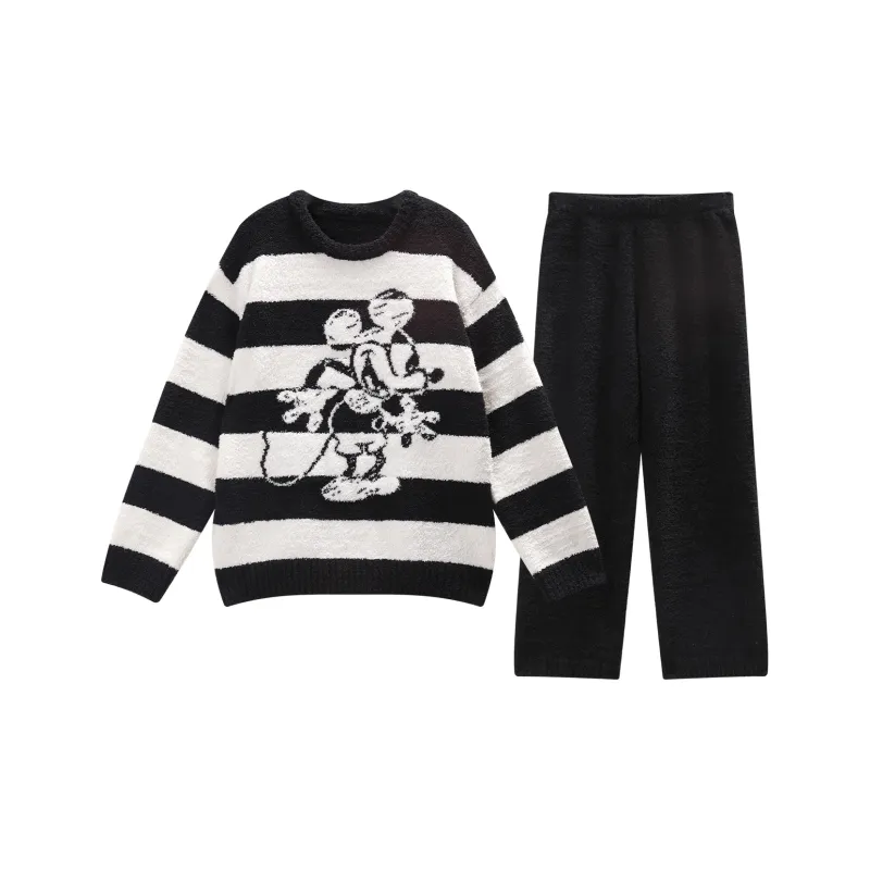 GUKOO x Disney Mickey Series Pajama Set Men's Obsidian Black-0