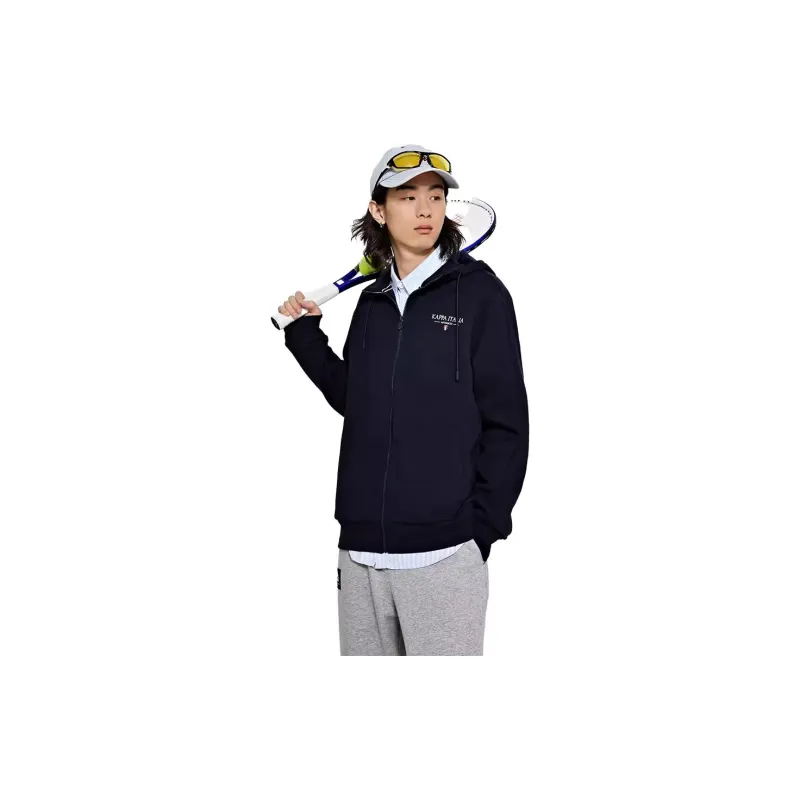 Kappa Sweatshirts Men Midnight Blue Black 906-5
