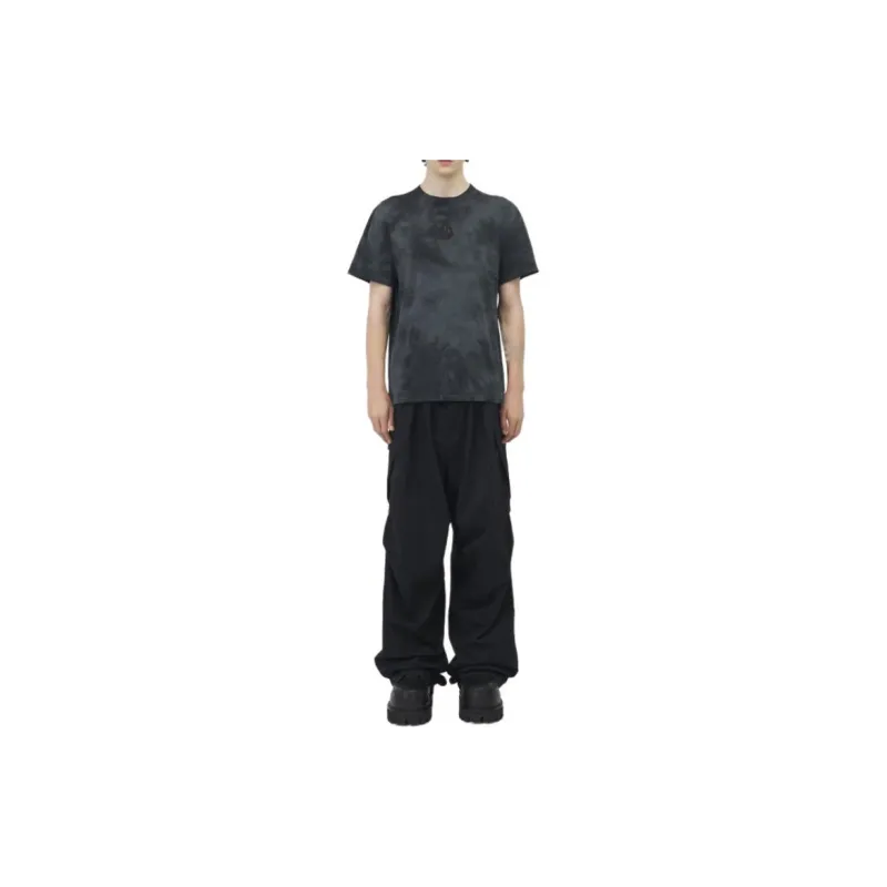 Alexander McQueen Skull Embroidered Tie Dyed T Shirt-1